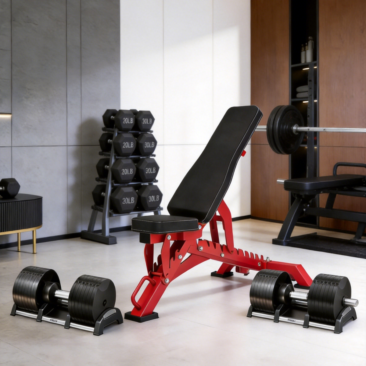 Bench & Dumbbells