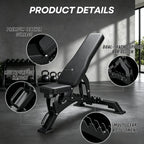 EKFIT EK-1005 Adjustable Heavy Duty Incline Weight Bench