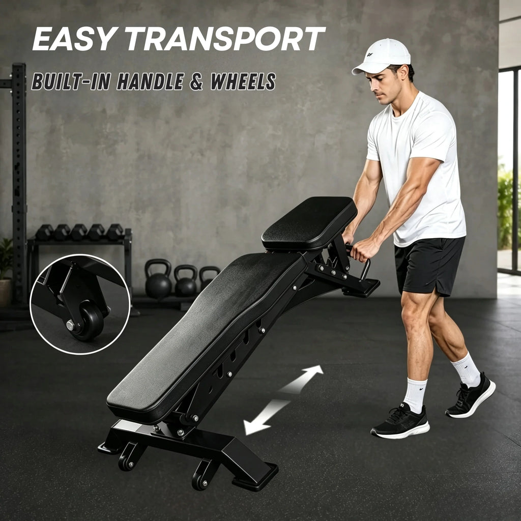 EKFIT EK-1005 Adjustable Heavy Duty Incline Weight Bench
