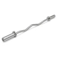 EKFIT 4ft Olympic EZ Curl Barbell