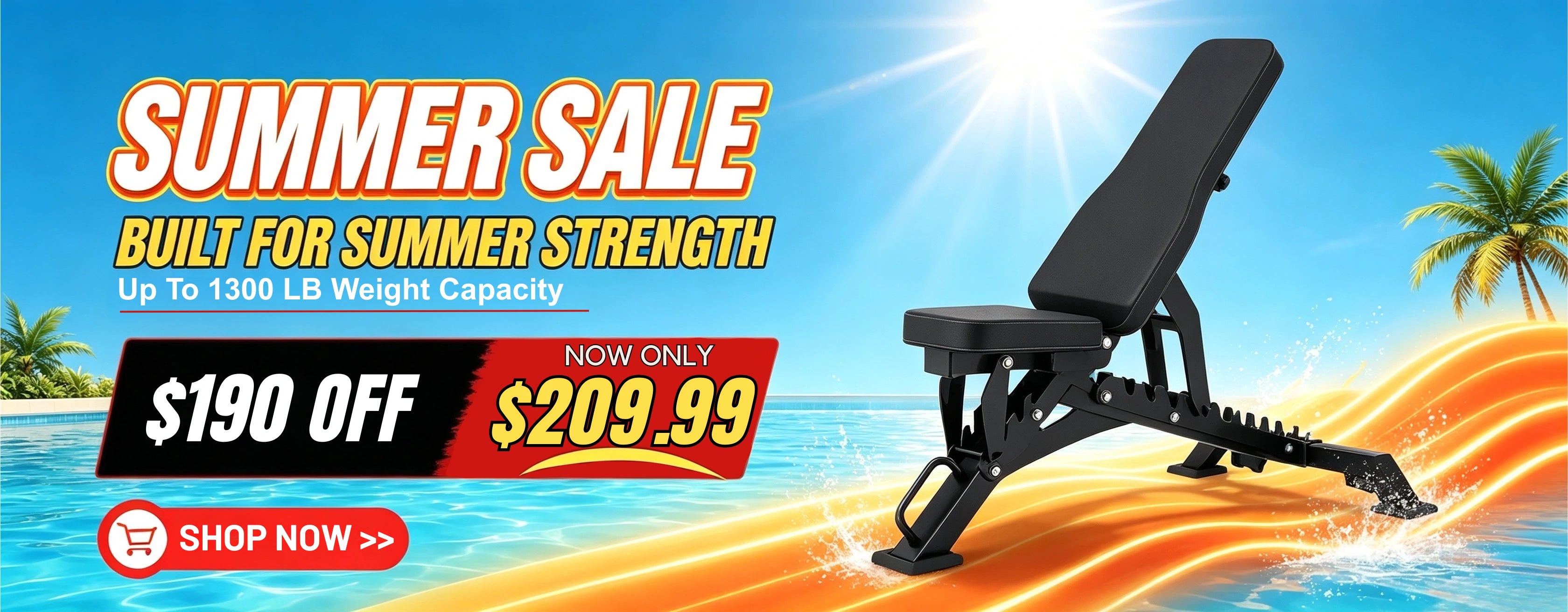 EKFIT Weight Bench Summer Sale