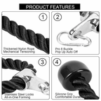 EkFit Tricep Pull down Rope Attachment