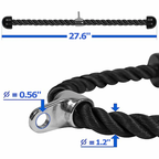 EkFit Tricep Pull down Rope Attachment