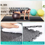 EkFit Multipurpose EVA Foam Gym Mats – 3/8" Thick