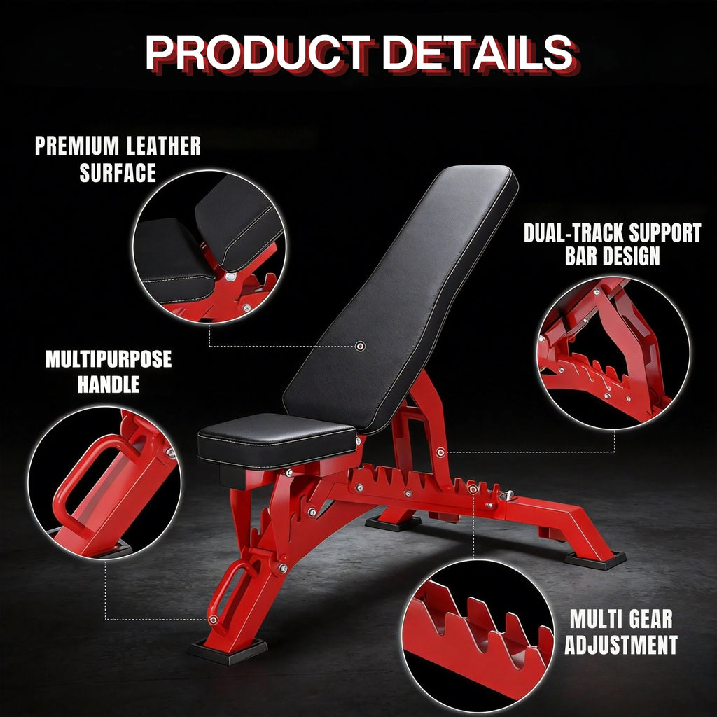EK-1005 Adjustable Heavy Duty Incline Weight Bench