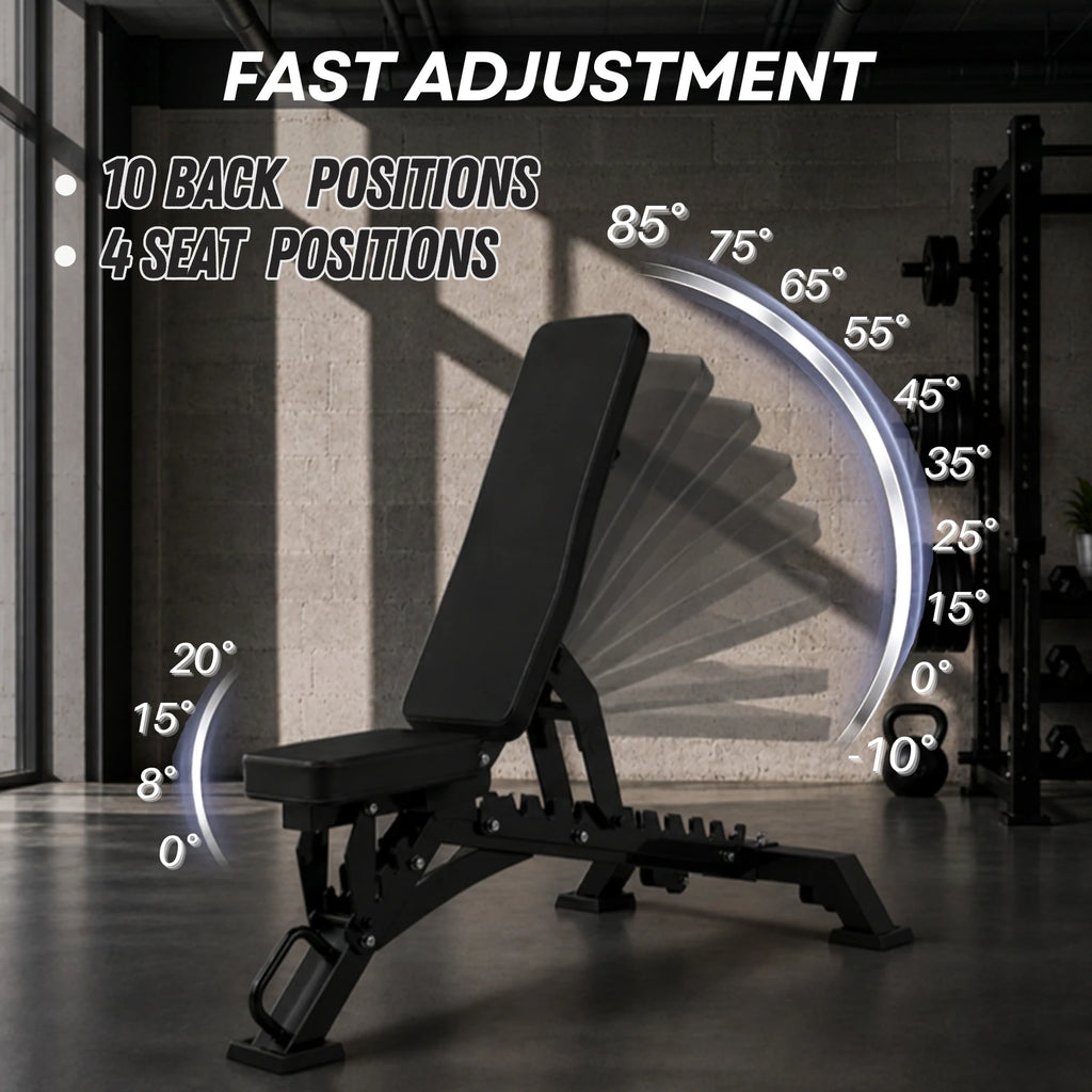 EKFIT EK-1005 Adjustable Heavy Duty Incline Weight Bench